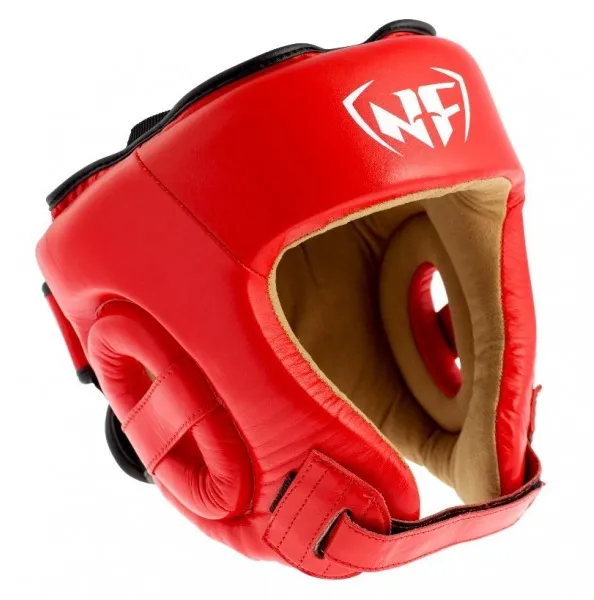 Nordic Fighter Boxing Helmet Rød Boksehjelm Large